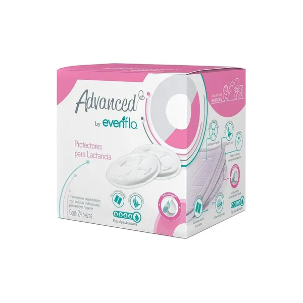 Protector de Senos 24 Pzas Evenflo Unicolor